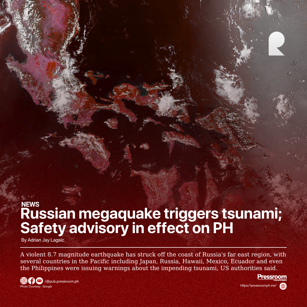 Russian megaquake triggers tsunami; Safety advisory in effect on PH