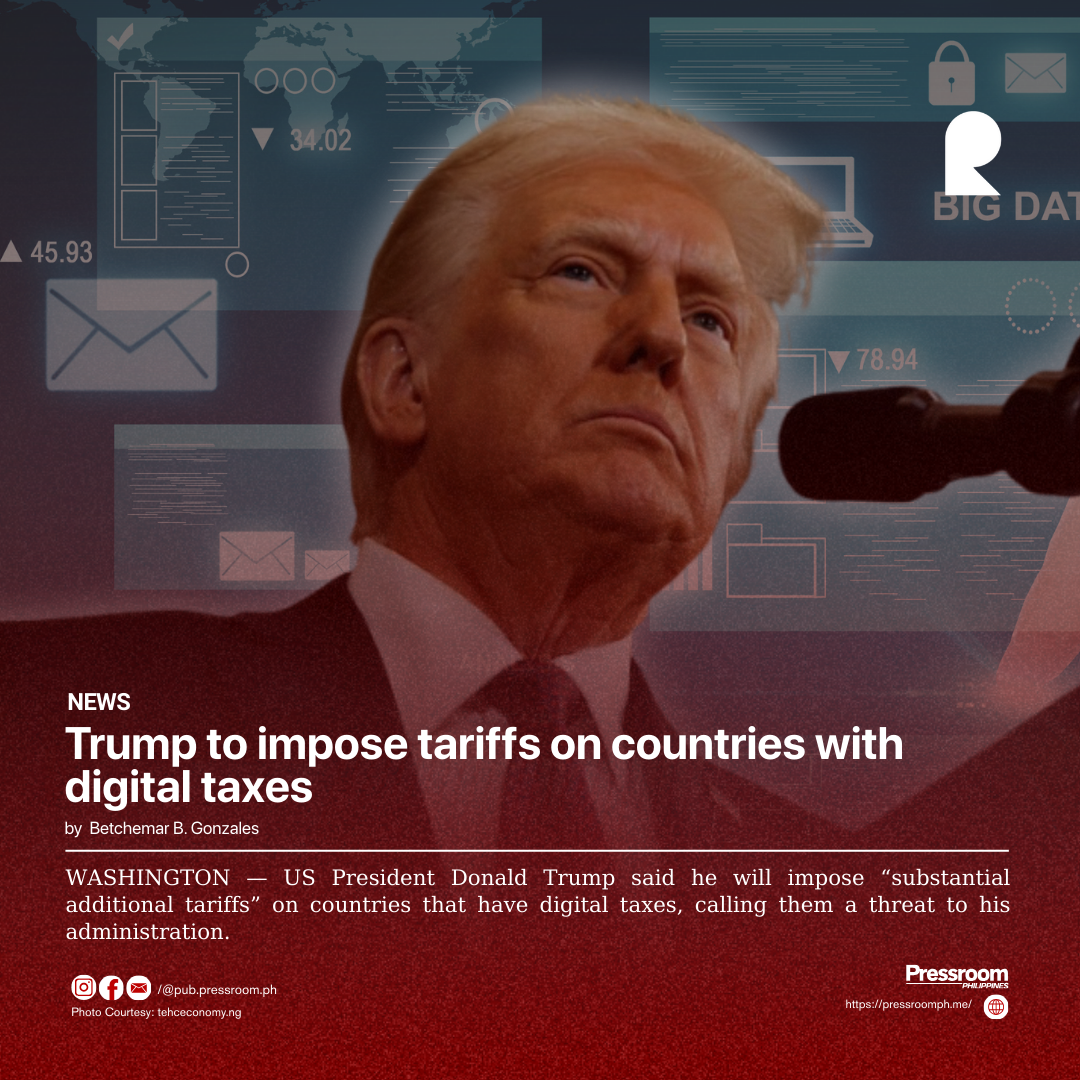 Trump to impose tariffs on countries with digital taxes