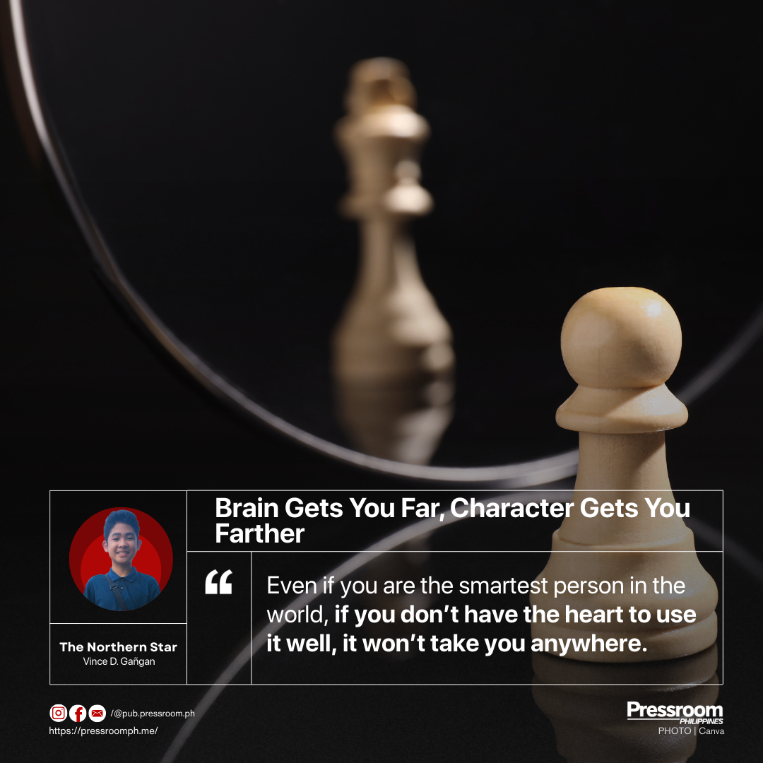 Brain Gets You Far, Character Gets You Farther