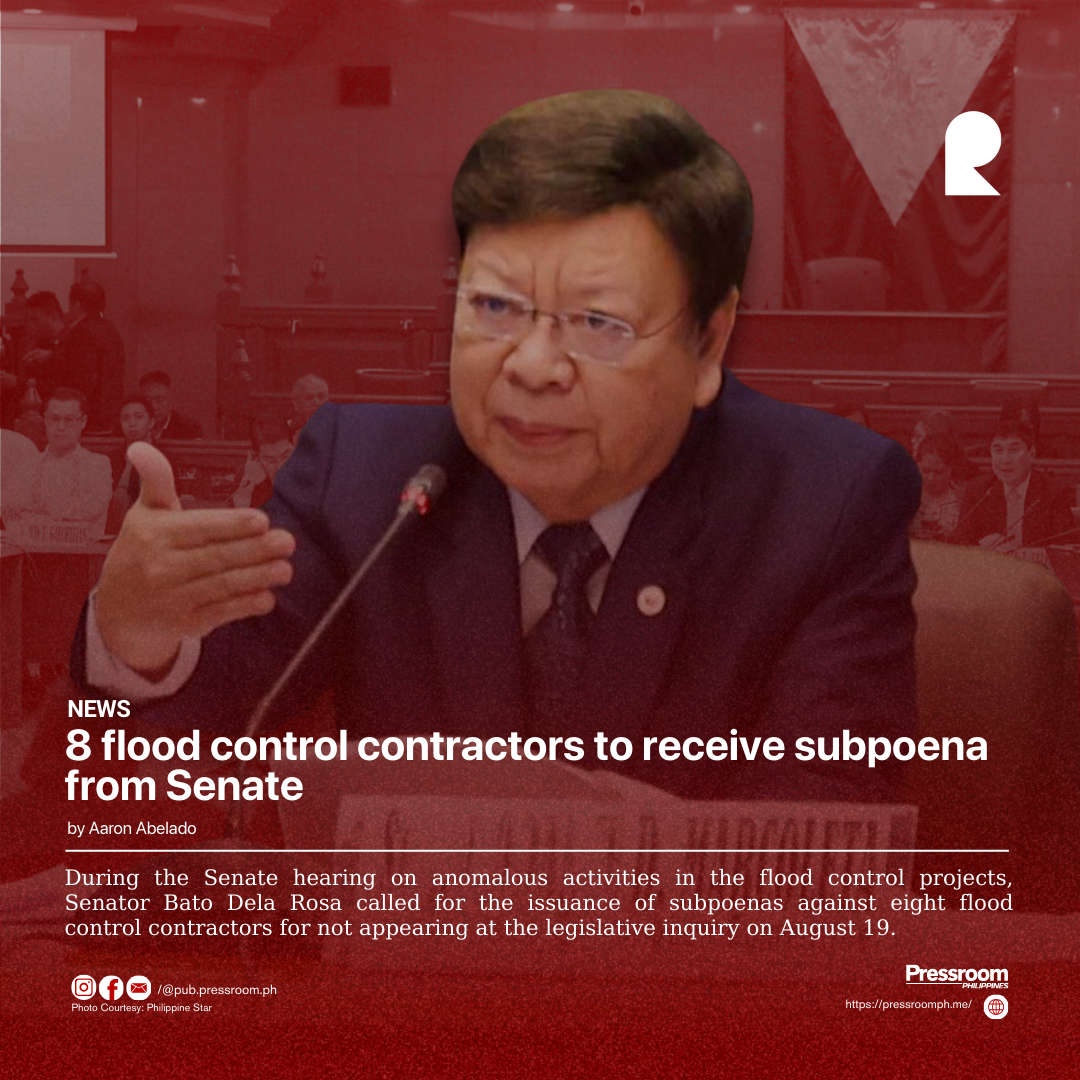 8 flood control contractors to receive subpoena from Senate