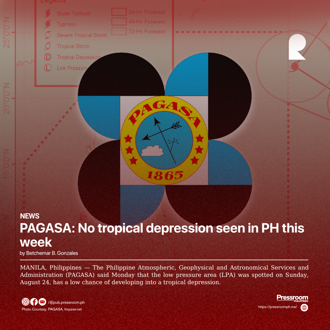 PAGASA: No tropical depression seen in PH this week