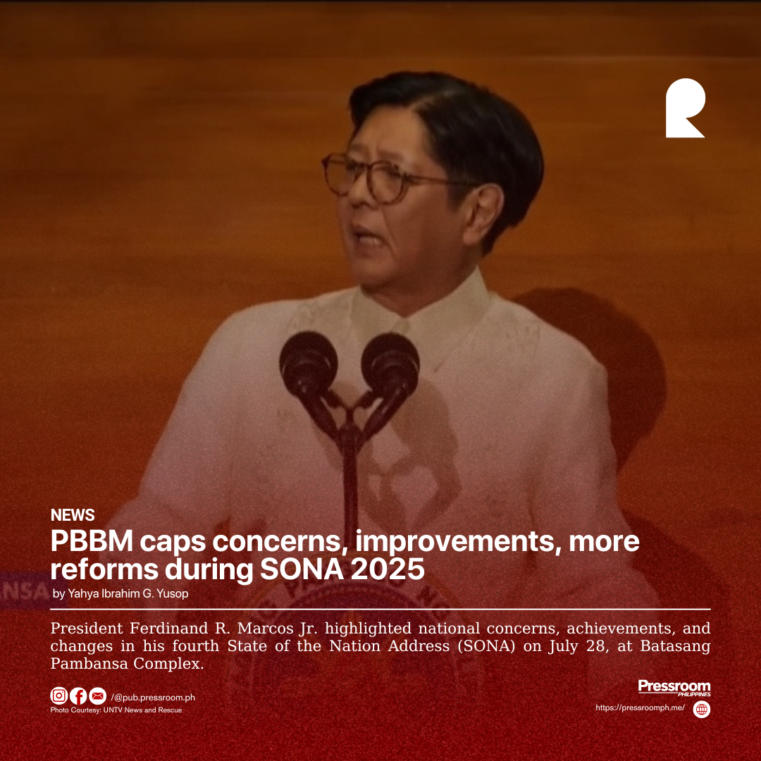 PBBM caps concerns, improvements, more reforms during SONA 2025
