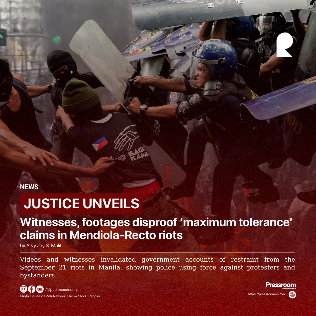 Witnesses, footages disproof ‘maximum tolerance’ claims in Mendiola-Recto riots