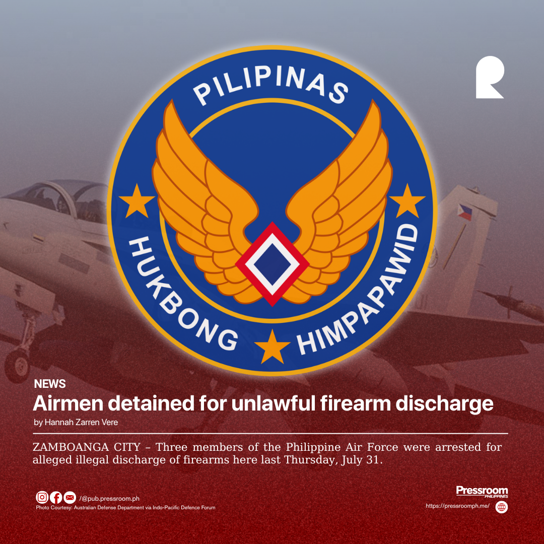 Airmen detained for unlawful firearm discharge