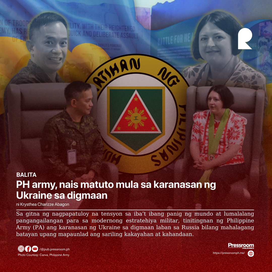 PH army, nais matuto mula sa karanasan ng Ukraine sa digmaan